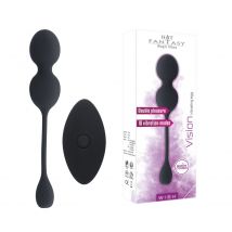 *HOT FANTASY WISH Vision Vibrating Egg black - Gleitgel