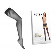 KOTEK Strapsstrümpfe S006 schwarz L/XL - Handschuhe & Strümpfe
