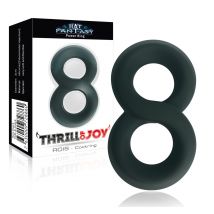 HOT FANTASY Thrill of Joy Power-Ring Type 3 (Ø 2,00 cm) black - Sextoy