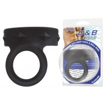 BLUE LINE C&B GEAR Silicone Duo Snap Cock & Ball Ring - Bekleidung
