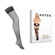 KOTEK Strapsstrümpfe S019 schwarz XL/2XL - Handschuhe & Strümpfe