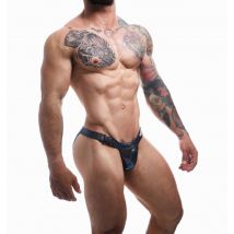 *C4M Emerald Clip Tanga Brief Black L - Unterwäsche