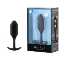 b-Vibe Snug Plug 2 Black - Sextoy