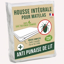 Housse anti-punaises de lit 90 X 190 Jusqu'à 30 cm d'épaisseur