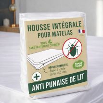 Housse anti-punaises de lit 140 x 200 jusqu'à 25 cm d'épaisseur