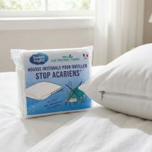 Housse intégrale pour oreiller Stop Acariens 65 x 65
