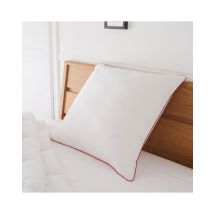 Lot de 2 oreillers gonflant Percale coton 60x60 Lot de 2 oreillers 60x60