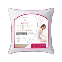Oreiller gonflant Percale coton 65 x 65