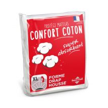 Protège-matelas confort coton 90-x-190-200