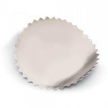 Étiquettes argentées pour pinces à gaufrer - diam. 55 mm (250 pièces)