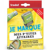 Tampon Je Marque Mes P'tites Affaires à personnaliser