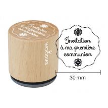 Woodies tampon Invitation à ma première communion