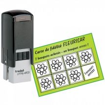 Tampon pour une carte de fidélité - Trodat Printy 4921 - 12 x 12 mm