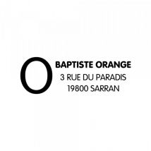 Tampon monogramme rectangulaire - Lettre Capitale