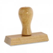 Tampons bois personnalisé - 40 x 70 mm - 8 lignes