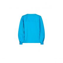 Langarmblusen blau