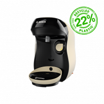 Happy Friendly Crème - Cafetière à dosettes