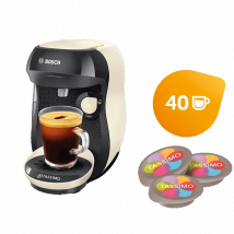 HAPPY Crème + 3 packs = 39 € Tassimo