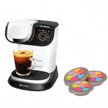 My Way Blanche + 4 packs Tassimo