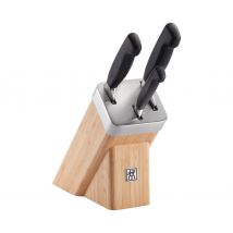 4-teiliger Zwilling Messerblock, selbstschärfend