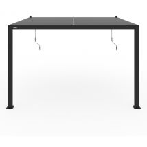 Sojag Lamellen-Terrassen-Überdachung - 1x13x268cm - schwarz - Aluminium / Stahl