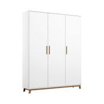 rauch Kleiderschrank »Carlsson« mit Drehtüren - 136x53x203cm - braun - Holz / Holz / Eichenholz