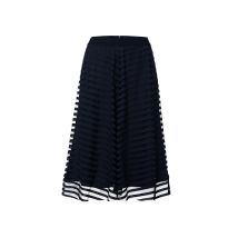 Tchibo - Mesh-Rock - Damen - Gr. 42 - dunkelblau/gestreift