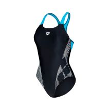 arena Feel Damen Badeanzug Swim Pro Back Bustier - Damen - Gr. 44 - schwarz