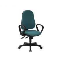 Topstar Stuhl »Support SY« - 60x80x38cm - petrol - Polyester / Kunststoff / Holz