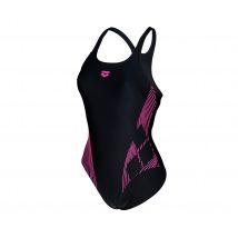 arena Feel Damen Badeanzug Swim Pro Back Bustier - Damen - Gr. 46 - schwarz