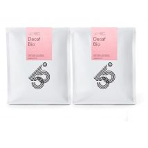 55 Degrees – Decaf Omni-Roast Bio, entkoffeiniert - 2 x 1 kg Ganze Bohne - Intensität: 3/6