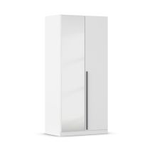 rauch Kleiderschrank »Alba« 2-türig - 91x56x197cm - weiß - Holz / Holz