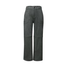 Street One Velourshose Straight Leg - Damen - Gr. 46 - grün