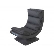 roba Minecraft Loungesessel - 59x59x83cm - grau - Metall / Polyester / Schaumstoff