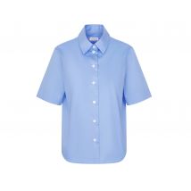 Seidensticker Kurzarm-Bluse - Damen - Gr. 44 - hellblau