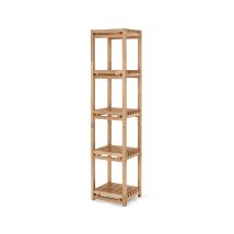 Tchibo - Schmales Standregal - 38,5x34x167cm - braun - Holz