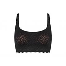 sloggi Zero Feel Bliss Top - Damen - Gr. M - schwarz/jacquard
