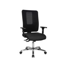 Topstar Drehstuhl »Open X« - 48x48x106cm - schwarz - Kunststoff / Stahl / Polypropylen