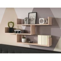 Etagère murale TRINO 003 Bois clair