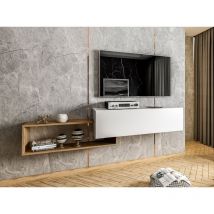 Meuble TV suspendu PALI Blanc