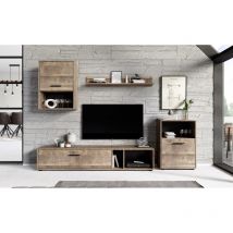Ensemble meuble TV HILO Bois