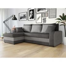 Canapé d'angle convertible KRISTO Gris