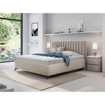 Lit avec coffre MORRIO Beige 160x200 cm