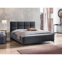 Lit avec coffre Widans Gris 160x200 cm