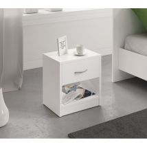 Table de nuit ROCHA Blanc