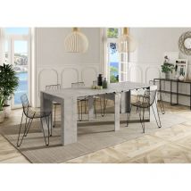 Table extensible ALGA couleur béton gris Gris