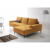 Canapé d'angle convertible VERO Jaune Angle droit