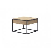 Table basse industrielle carrée ENJOY 60 cm