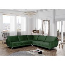 Canapé d'angle LAVI Vert foncé