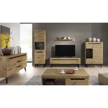 Salon complet NORDY style industriel